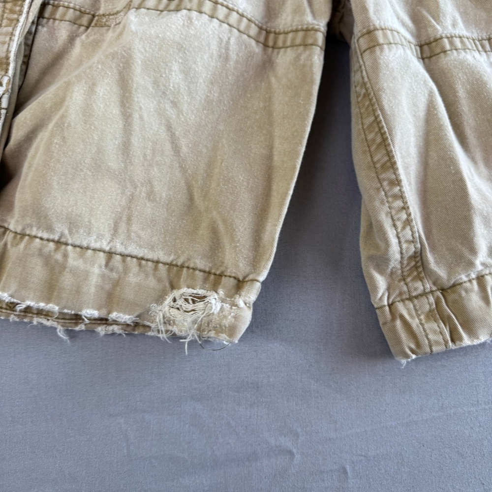 VINTAGE Abercrombie & Fitch Cargo 32 Mens Distressed Paratrooper Pockets Heavy - Picture 7 of 16